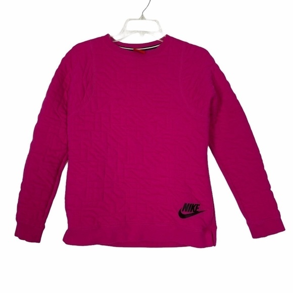 Nike Other - Nike Pink Quilted Girls Sweatshirt